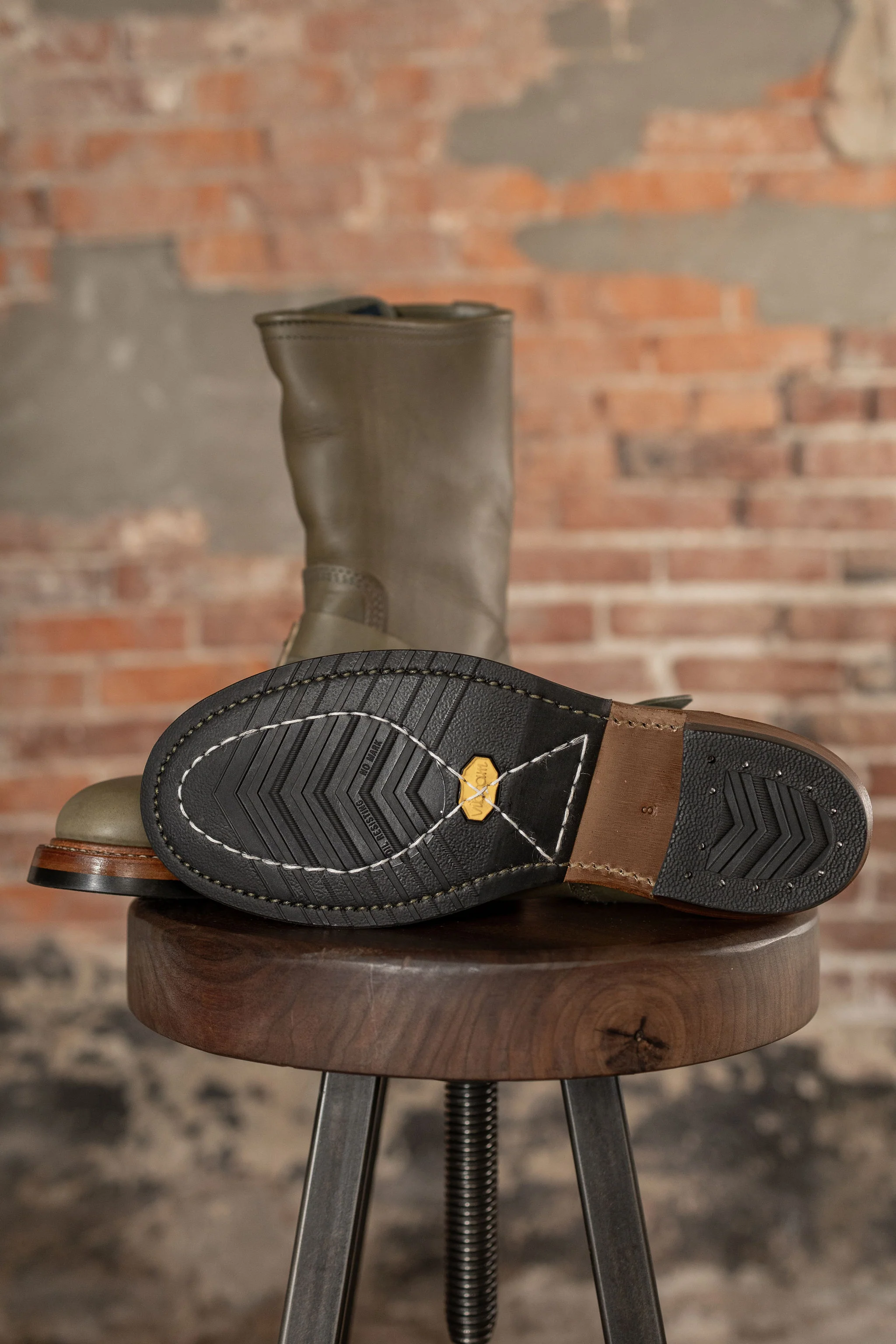 John Lofgren Wabash Engineer Boots - Badalassi Carlo Grigio - Image 5