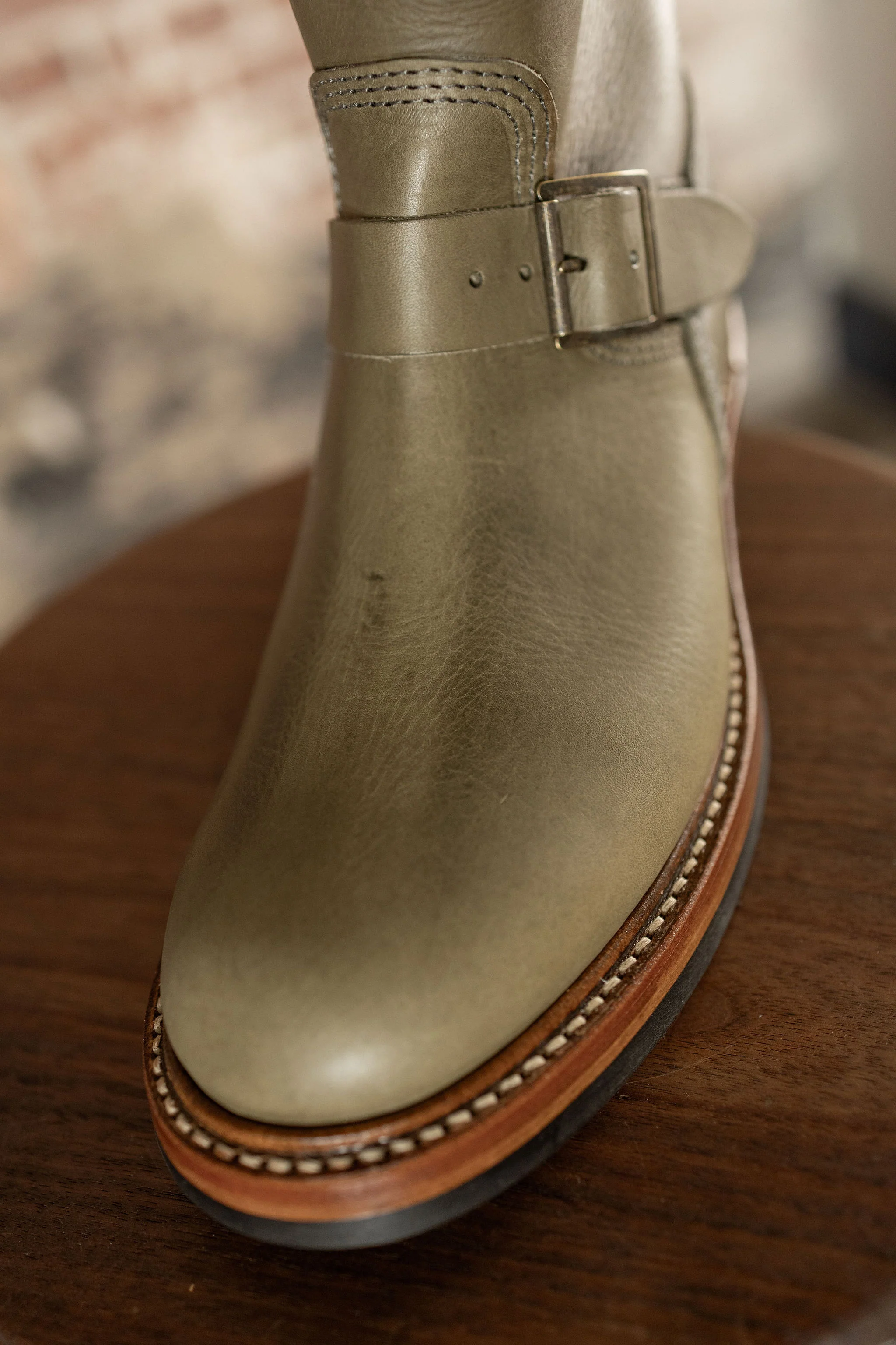 John Lofgren Wabash Engineer Boots - Badalassi Carlo Grigio - Image 6