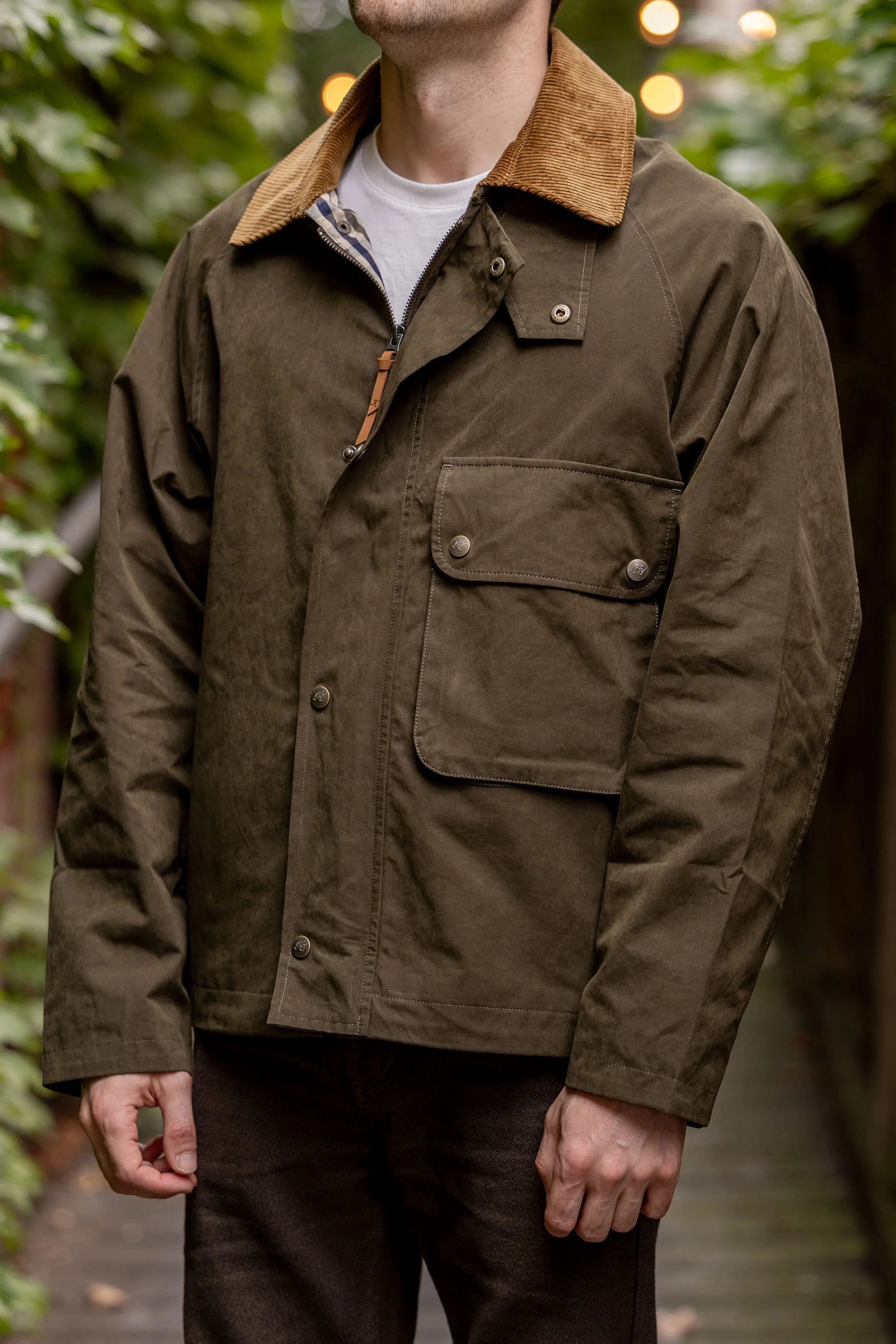 Knickerbocker Bay Waxed Cotton & Nylon Jacket - Image 2