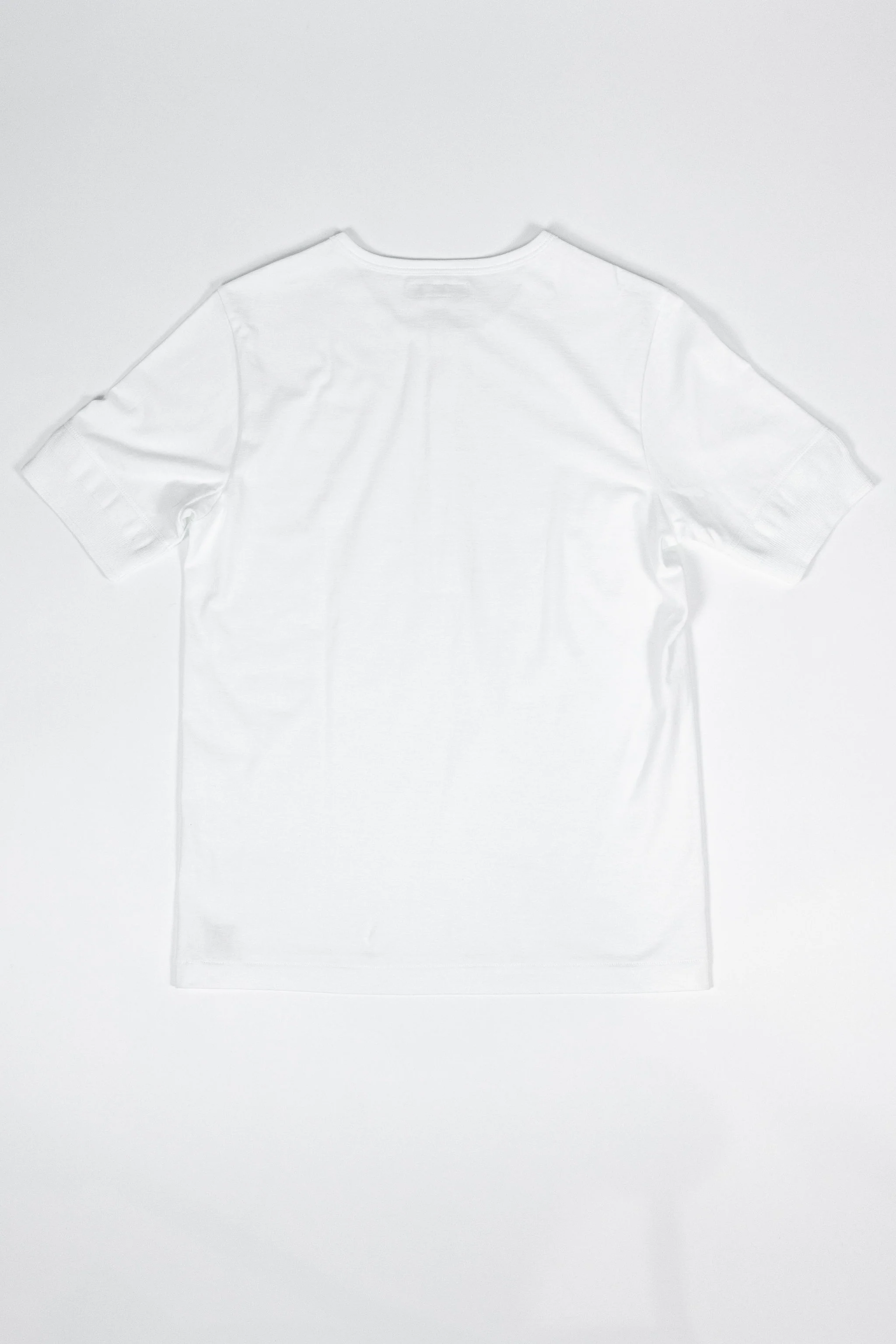 Merz b. Schwanen 207 Henley Short Sleeve - White - Image 6