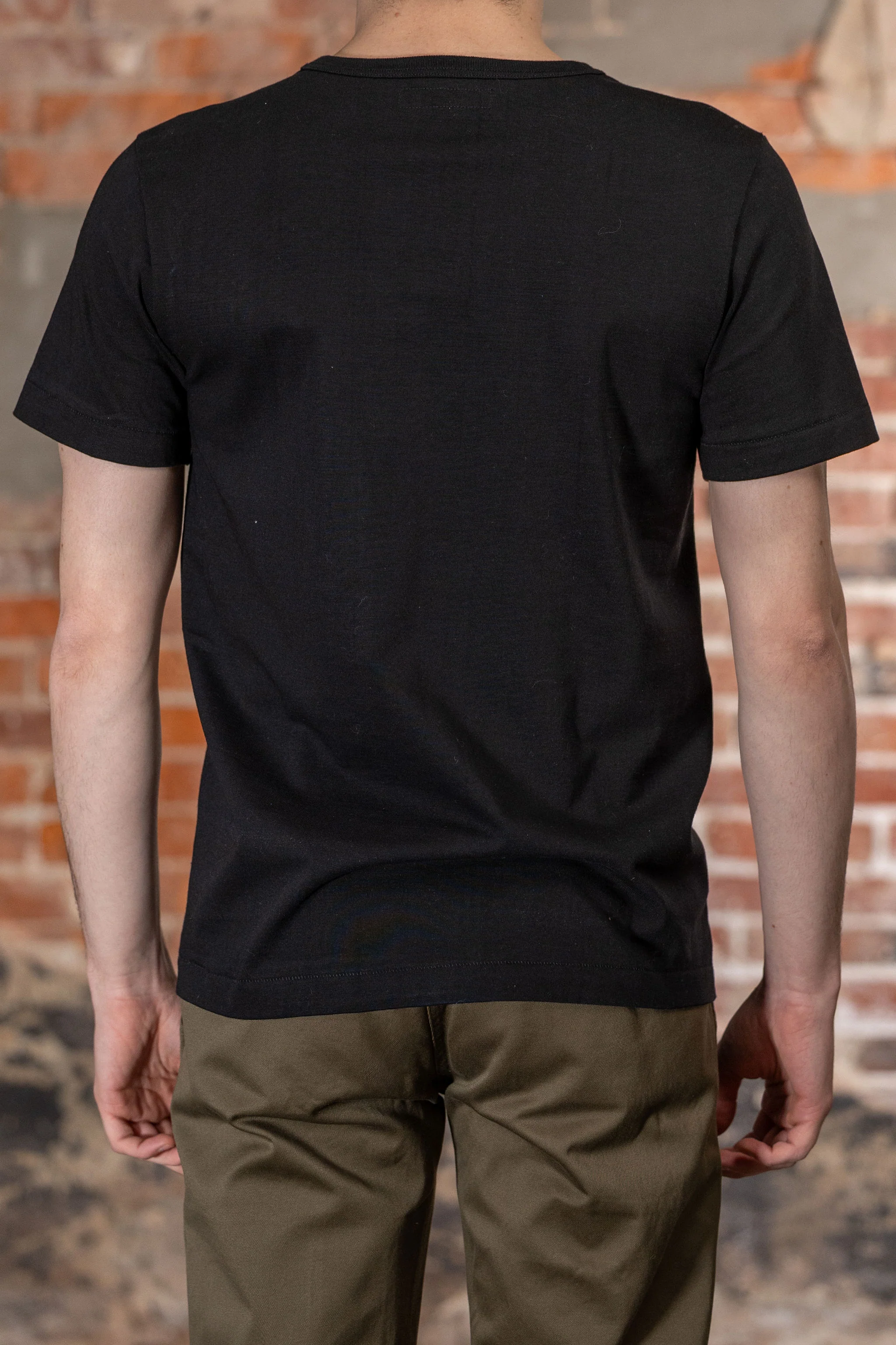 Merz b. Schwanen 215 Classic Crew Neck T-Shirt - Black - Image 2