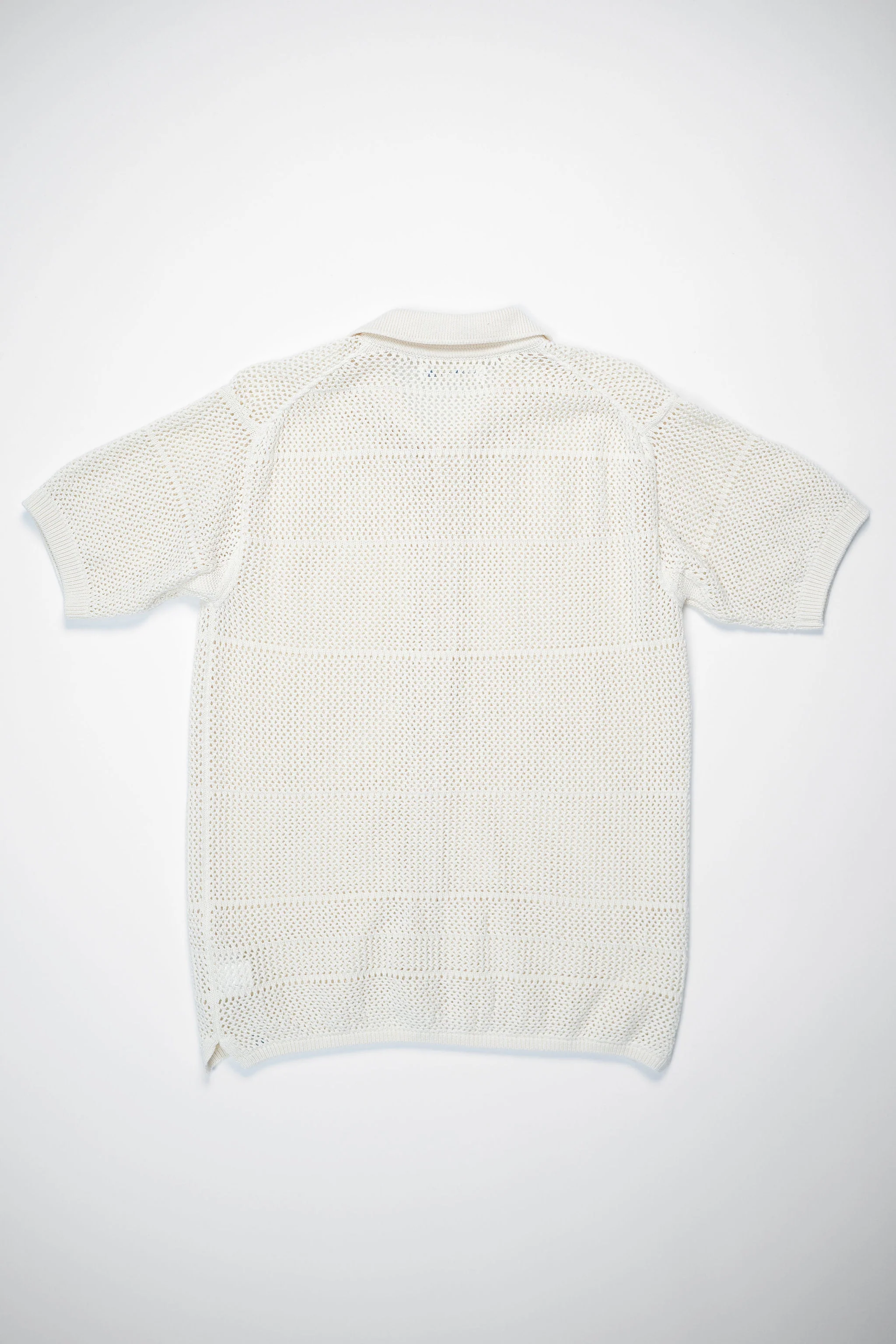 Merz b. Schwanen KNITSHIRT01 Crochet Shirt - Nature - Image 7