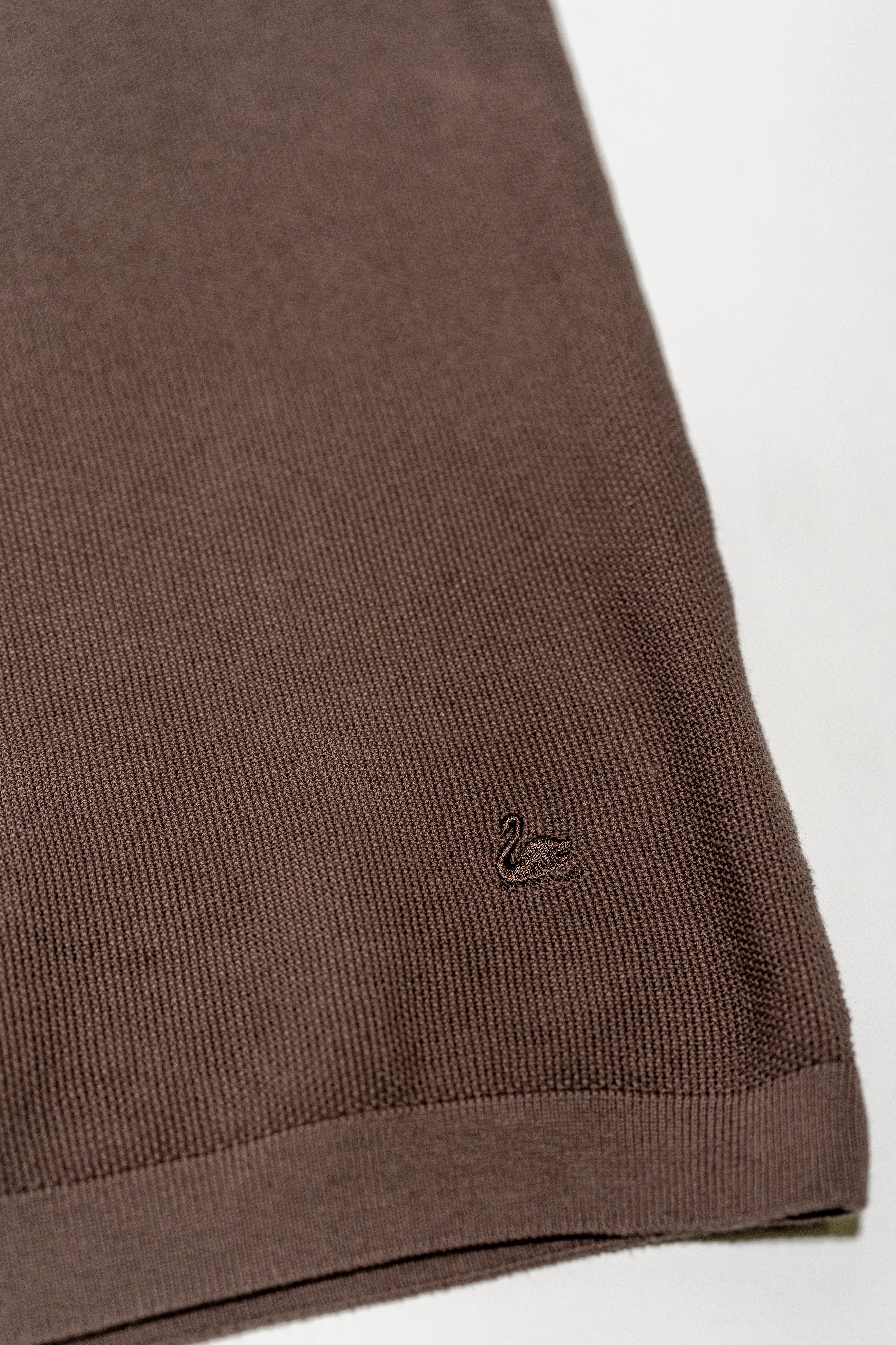 Merz b. Schwanen KPLP02 Knitted Polo - Grain - Image 6