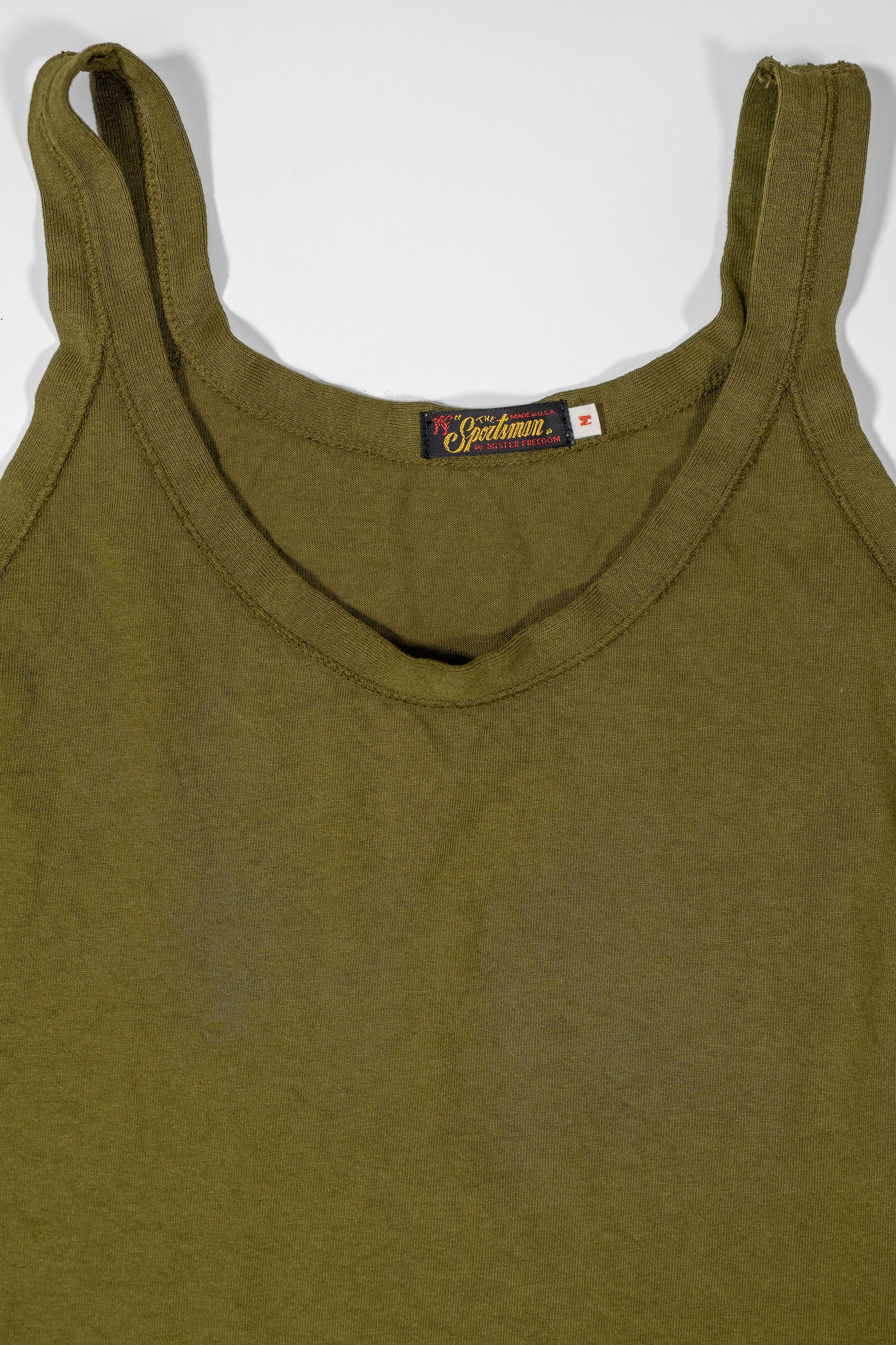 Mister Freedom "Bronson" Tank Top - " Jungle" Green - Image 3