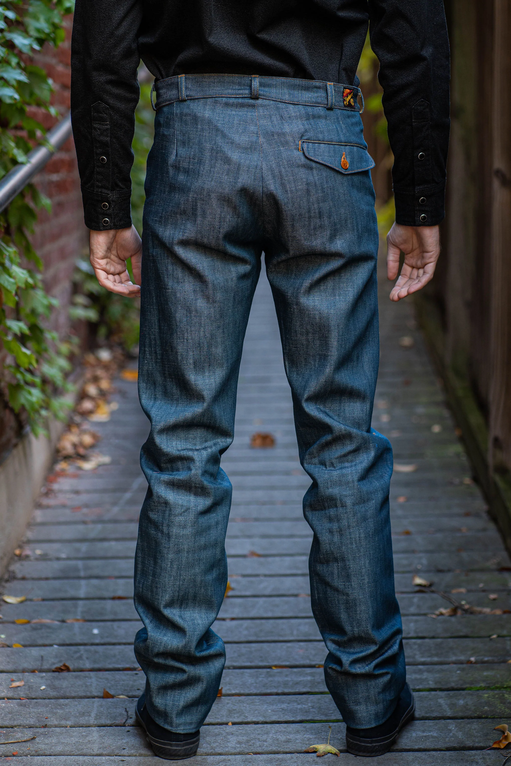 Mister Freedom "Nouvelle Vague" Slacks - NOS "Player" Denim - Image 3