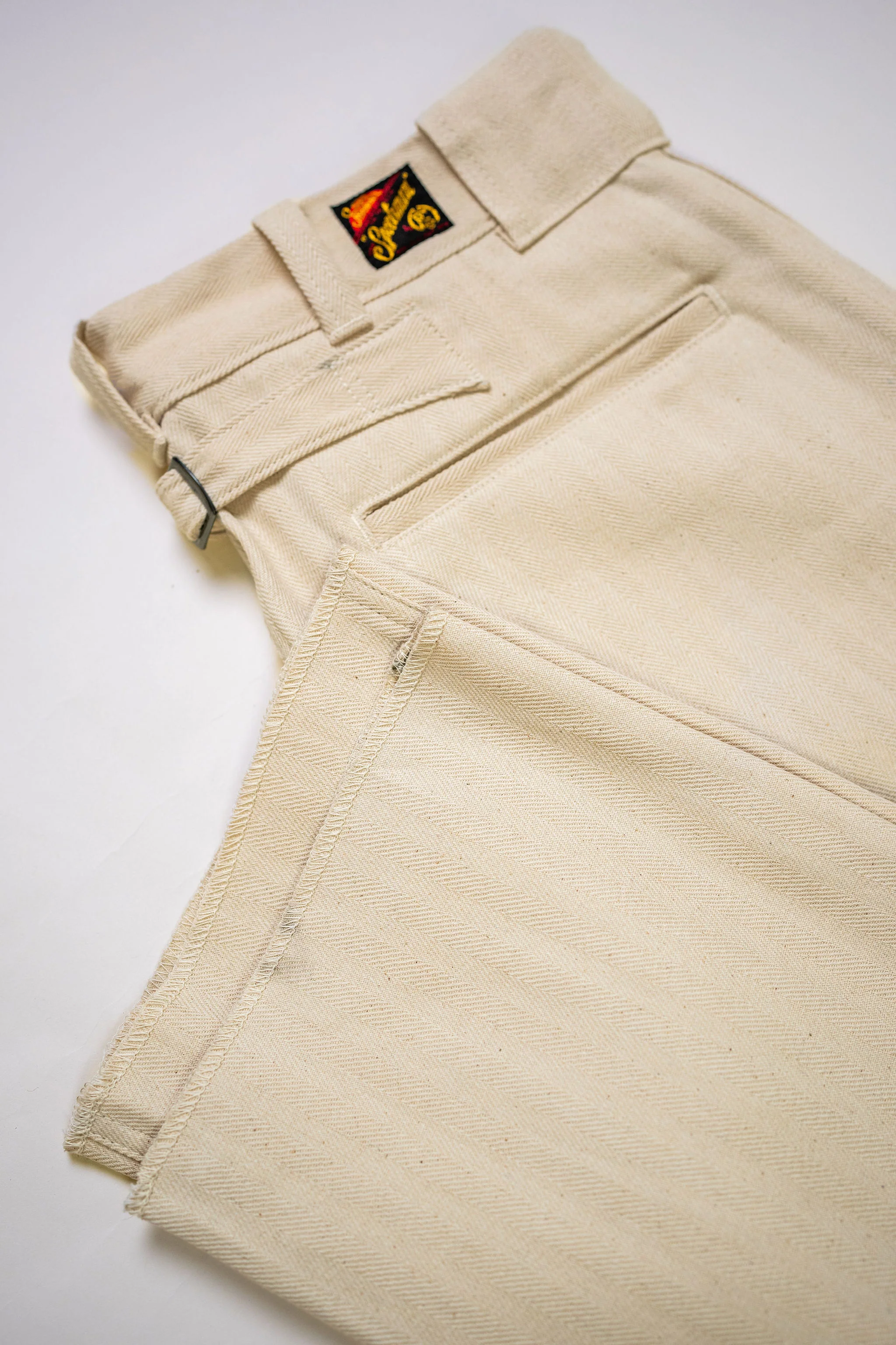 Mister Freedom Sportman Chinos - Ivory HBT - Image 11