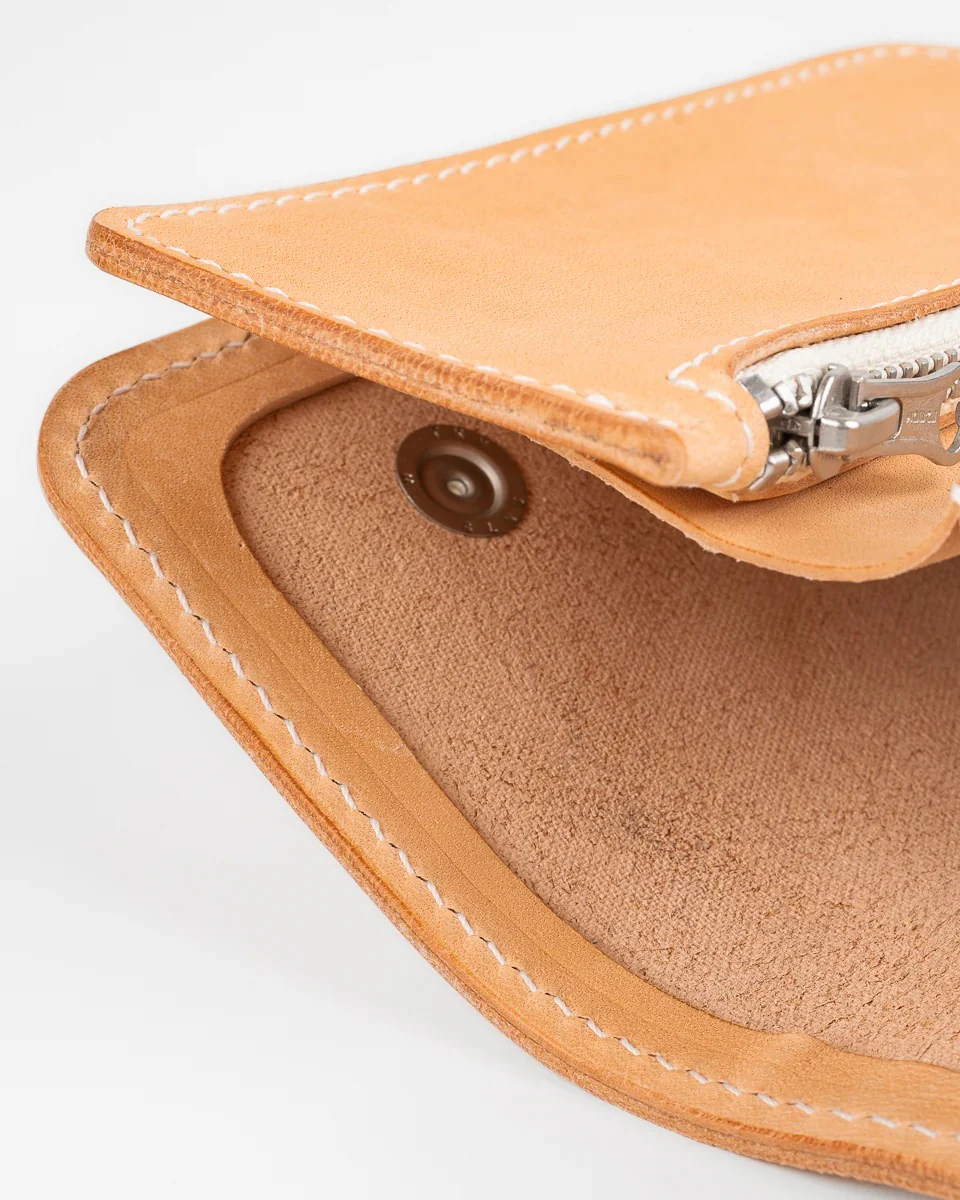 Obbi Good Label Brave Horsehide Condor Mid Wallet - Natural - Image 7