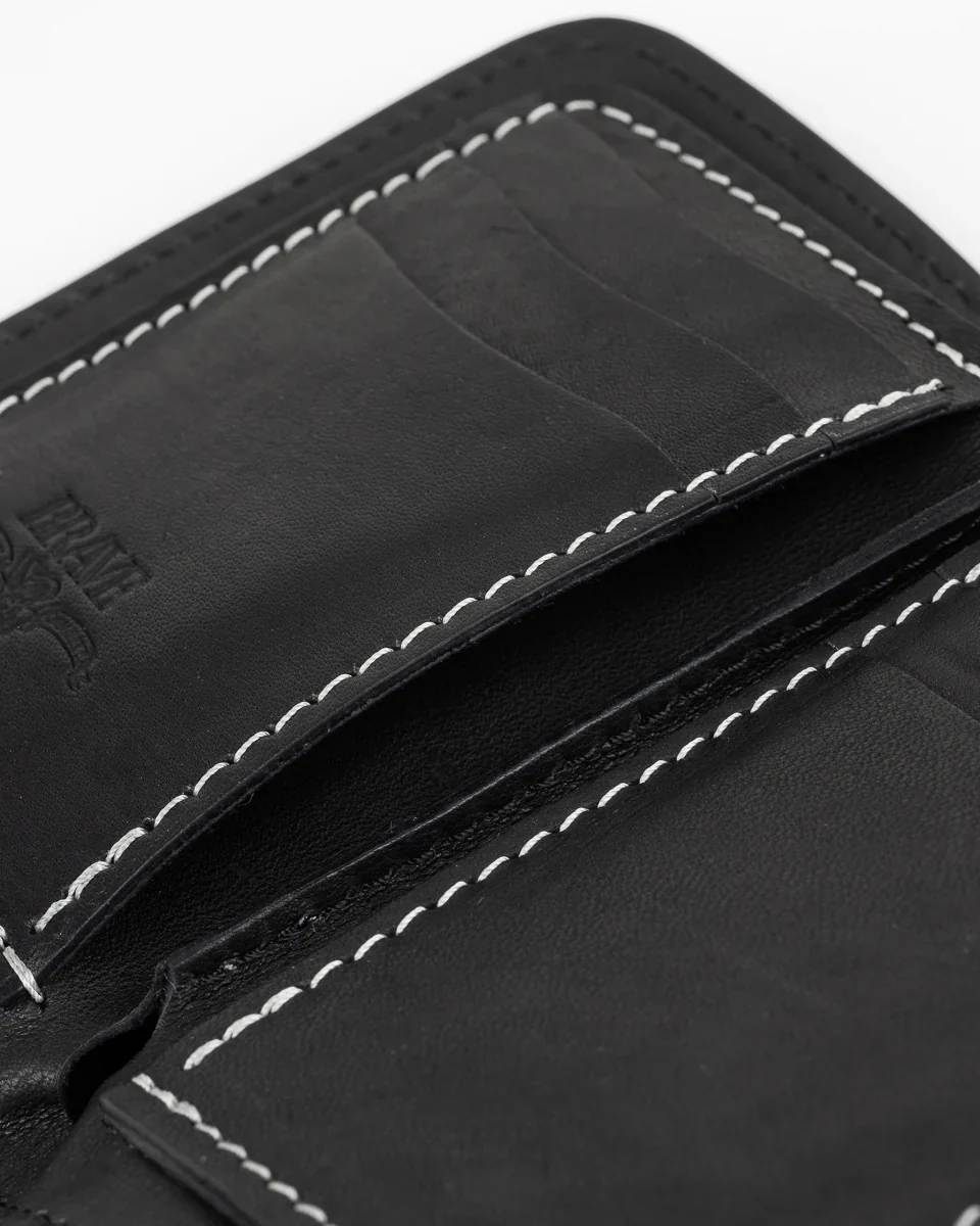 Obbi Good Label Brave Horsehide Mid Wallet - Black - Image 6