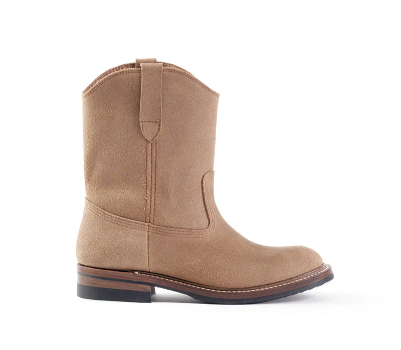 (Pre-Order SS26) John Lofgren Duke Roper Boots - Horween CXL Natural Roughout - Image 4