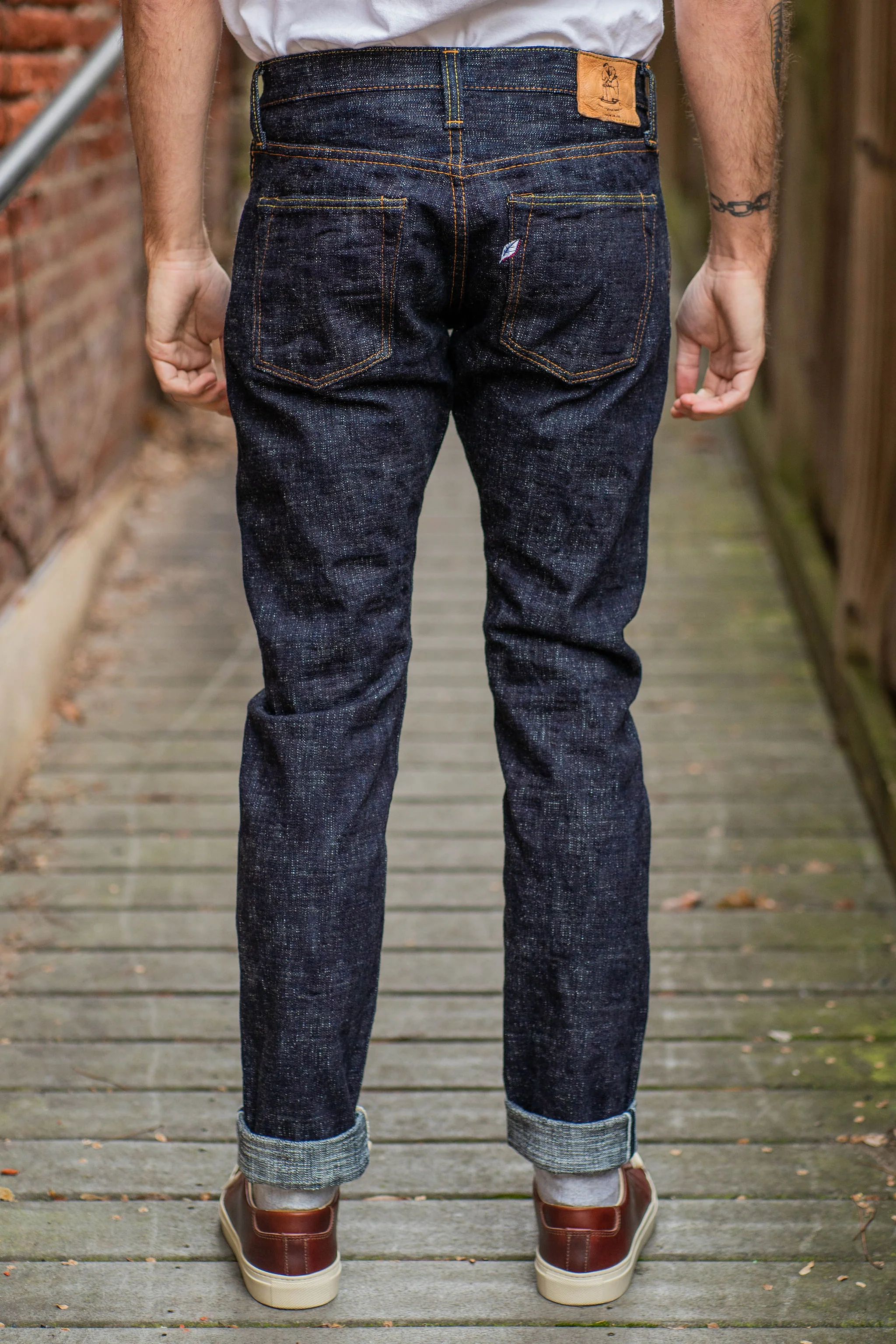 Pure Blue Japan WSB-013 Slim Taper - 16oz Slub Denim - Image 3