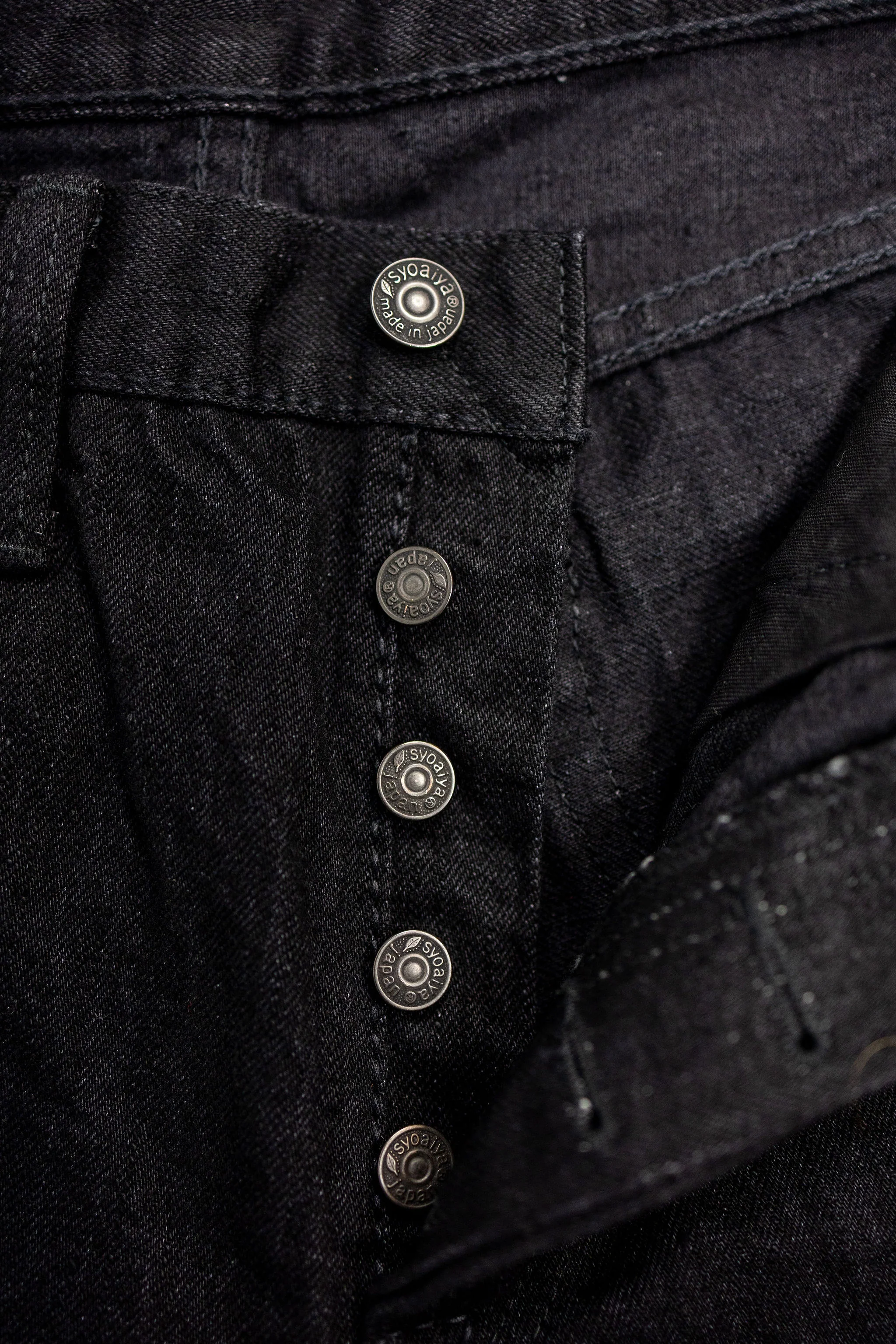 Pure Blue Japan XX-019-BK Relaxed Tapered - 14oz Double Black Denim (Rinsed) - Image 10