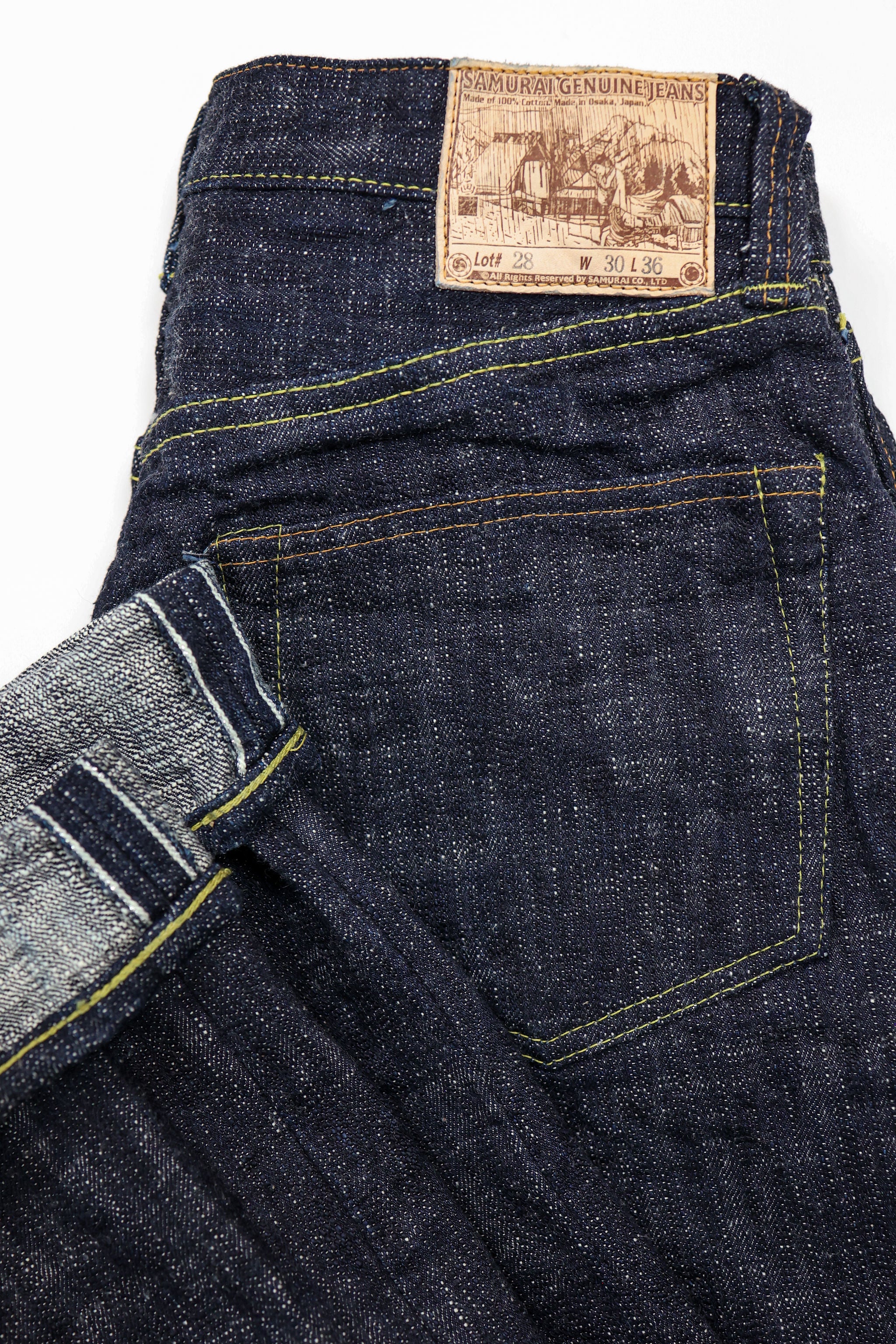 Samurai S3000XX17oz-SDS Relax Straight - "Murasame" 17oz Slub - Image 12