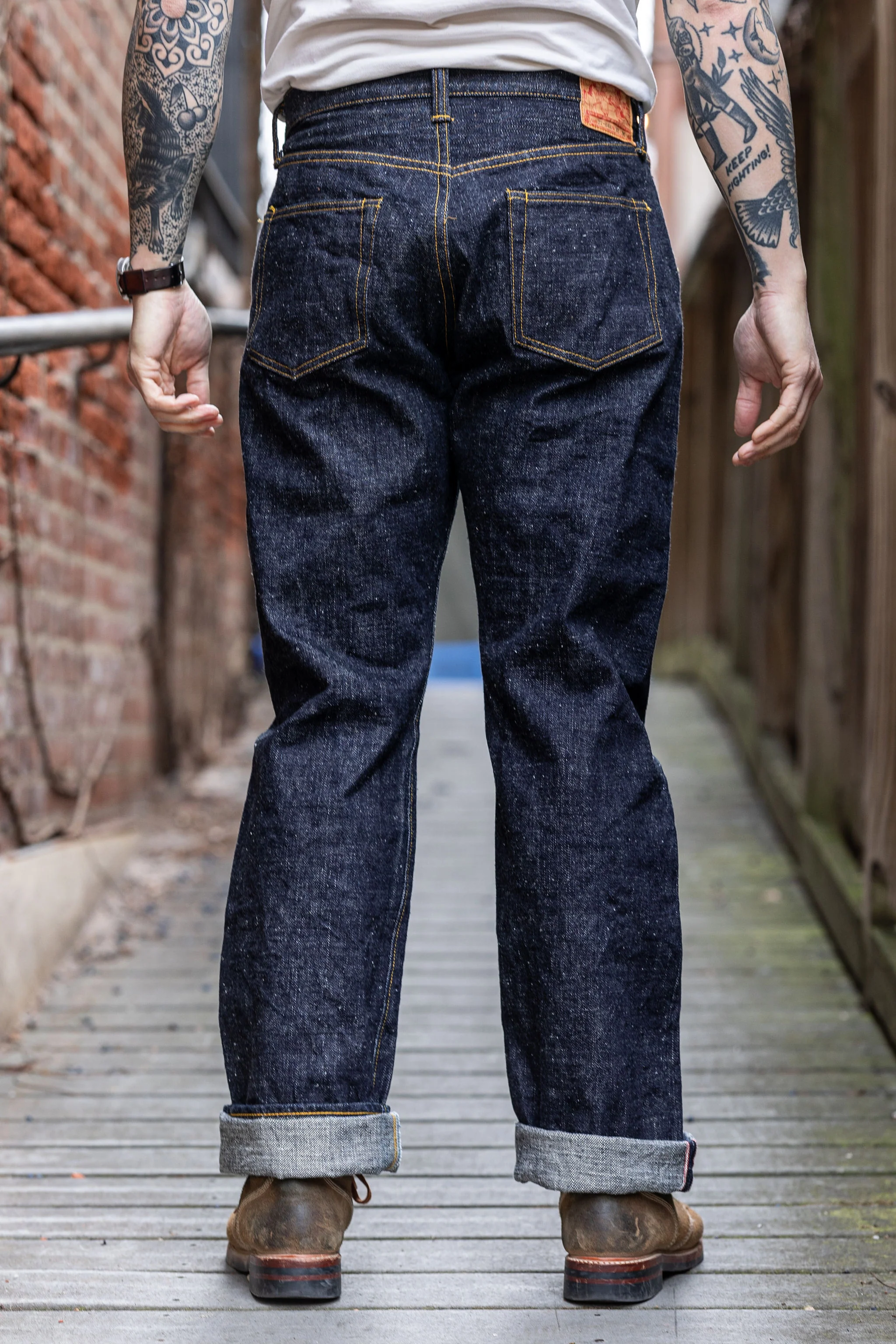 Samurai S3100VX "Zero" WWII Model Wide Straight - 17oz Bushido Denim - Image 3