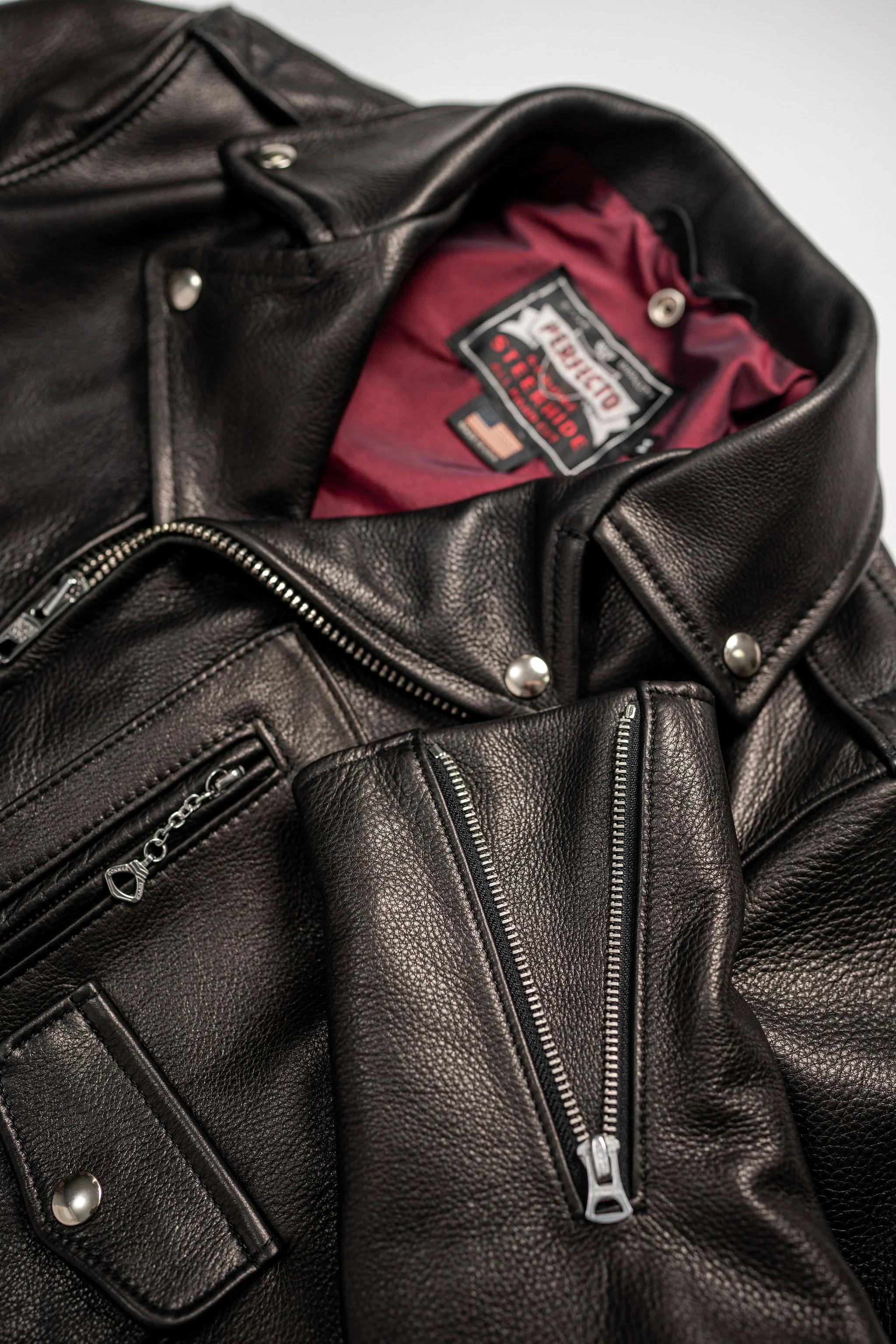 Schott NYC 568 Vandals Jacket - Black - Image 8