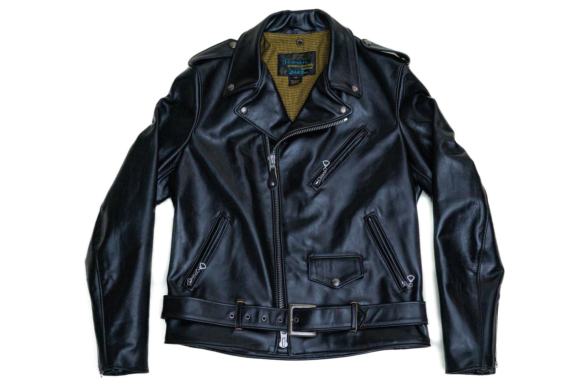 Schott NYC PER62 Perfecto Teacore Leather Motorcycle Jacket - Image 4