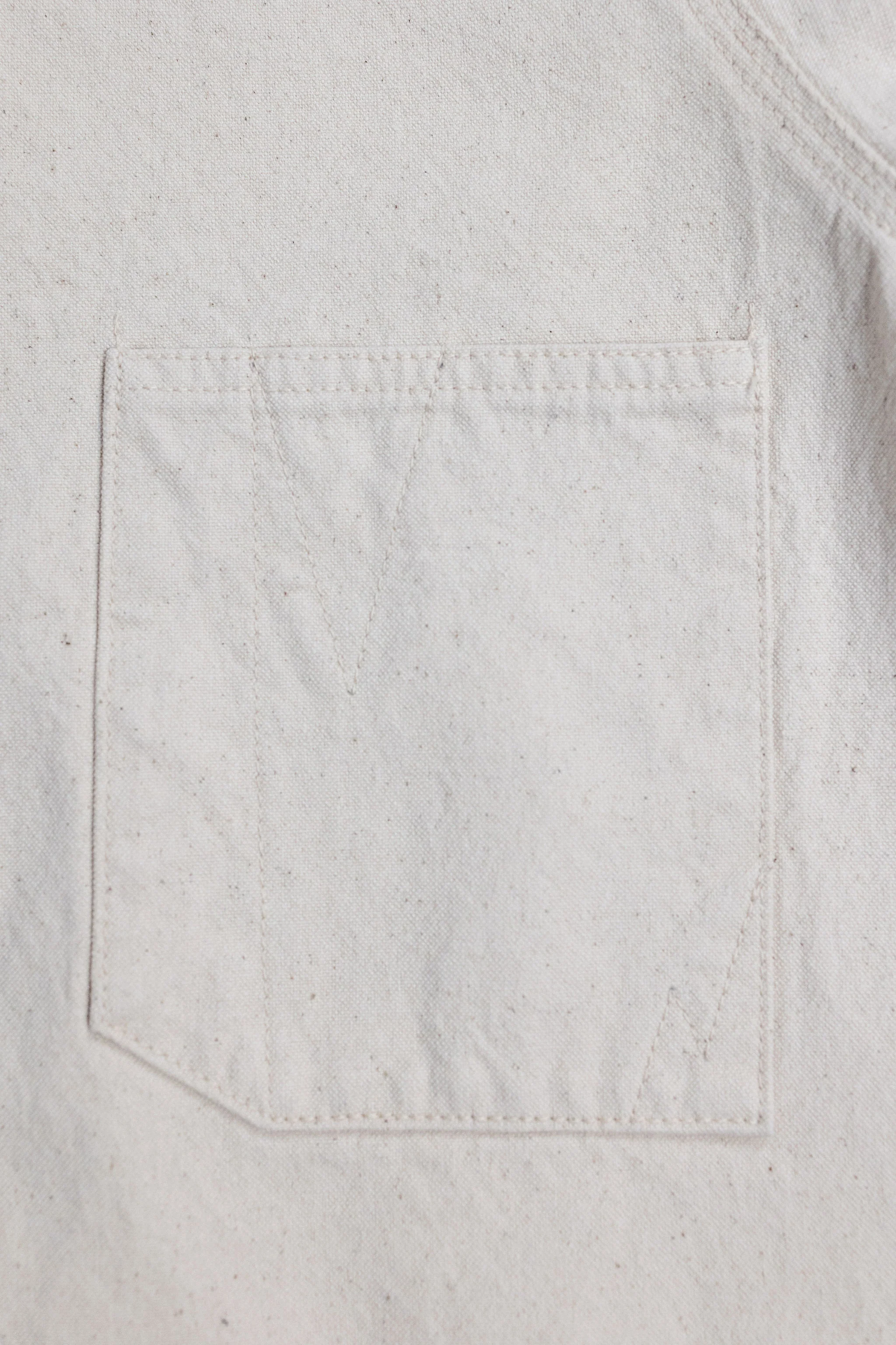 Seuvas 10oz Canvas Raglan Coverall - Natural - Image 9