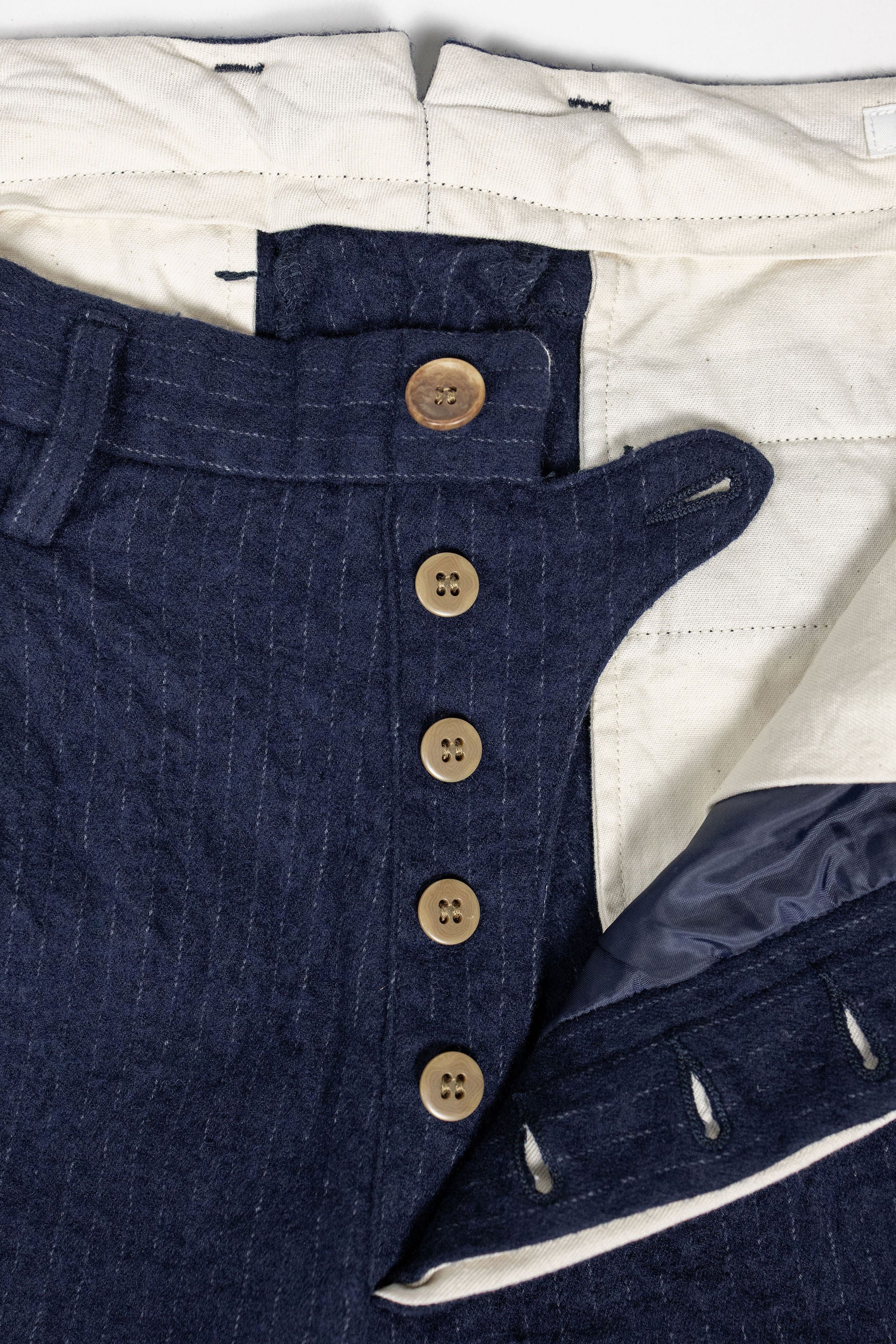 Seuvas C/W 2-Tuck Trousers - Navy - Image 8