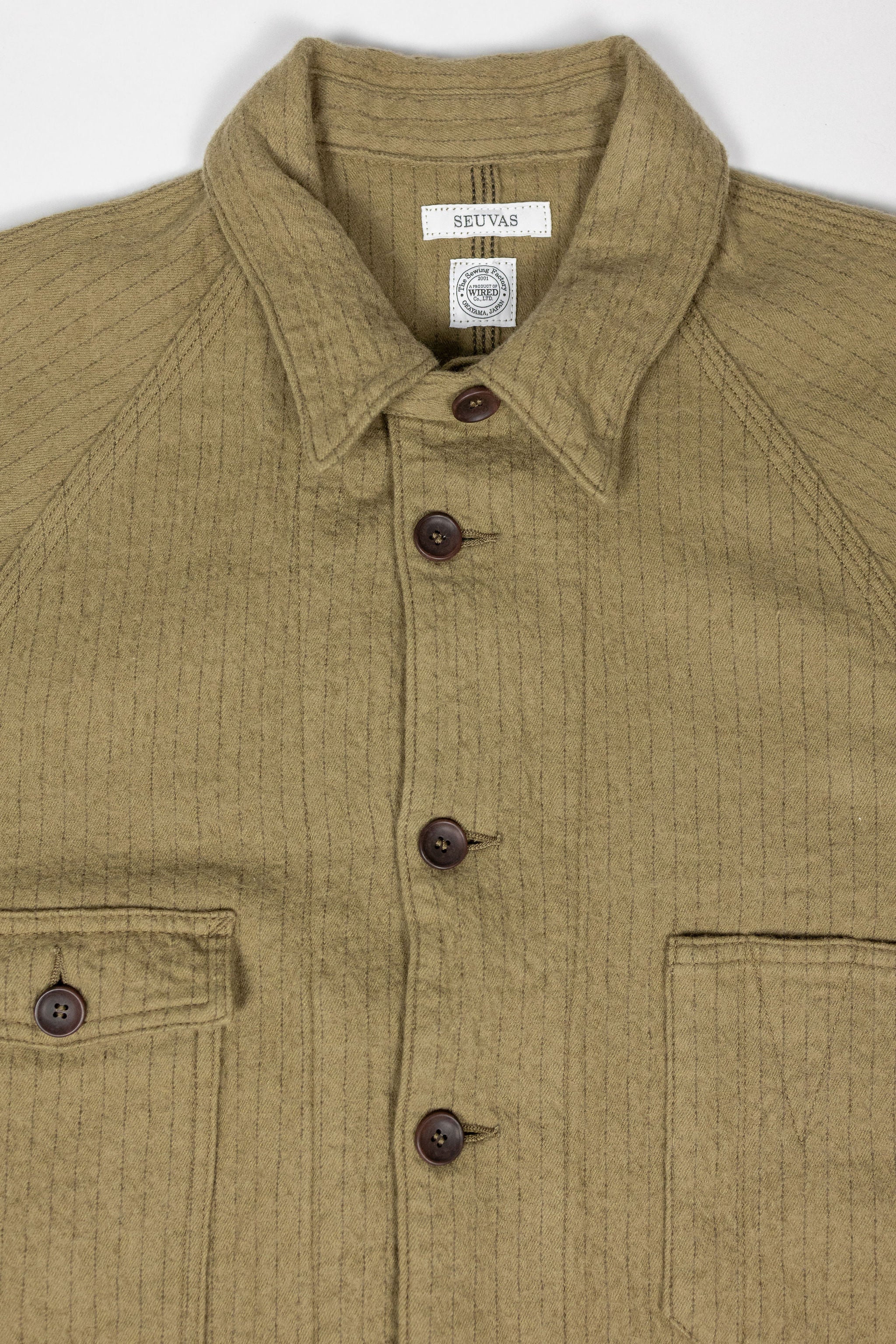 Seuvas C/W Raglan Coverall - Khaki - Image 5