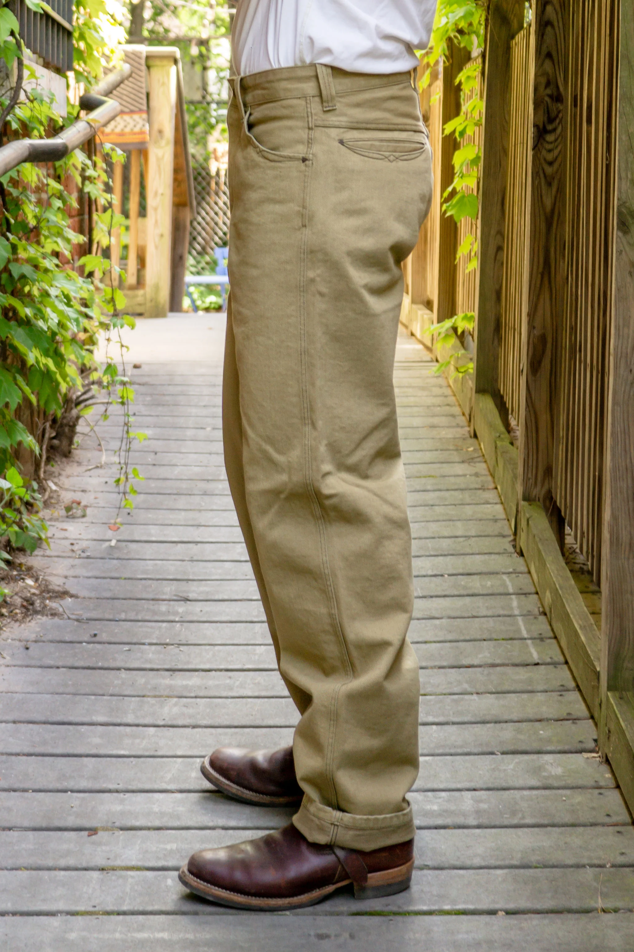 Stevenson Overall Co. Blazer Pants - Khaki Beige - Image 2