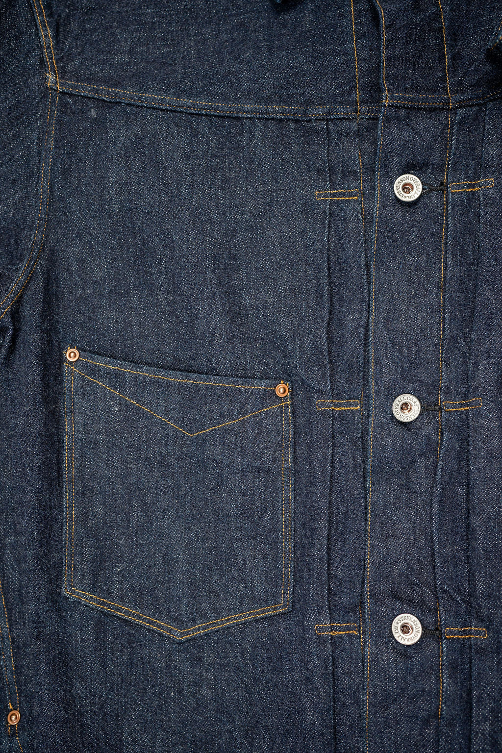 Stevenson Overall Co. Saddle Horn Type II Jacket - Indigo - Image 7