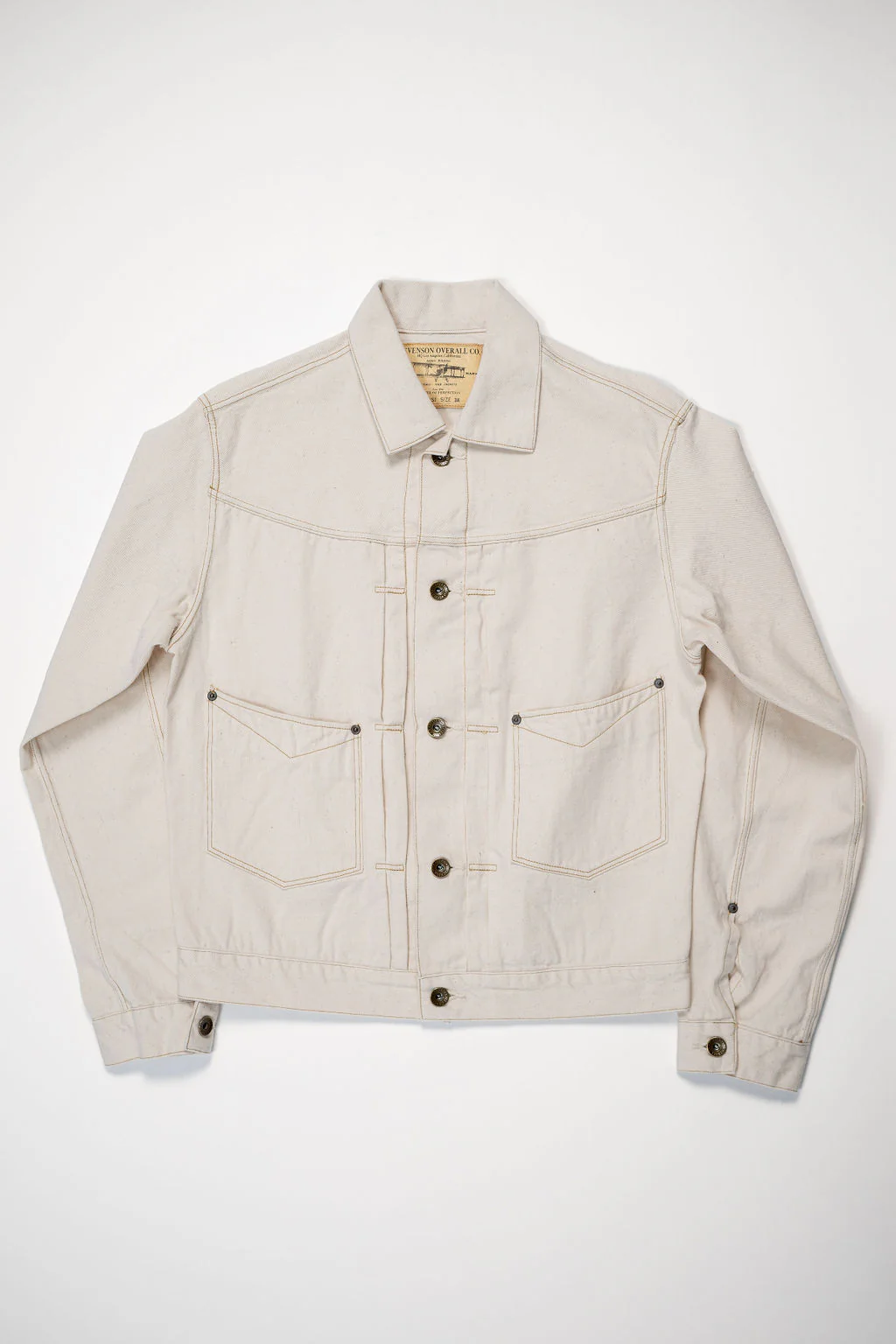 Stevenson Overall Co. Saddle Horn Type II Jacket - Ivory - Image 4