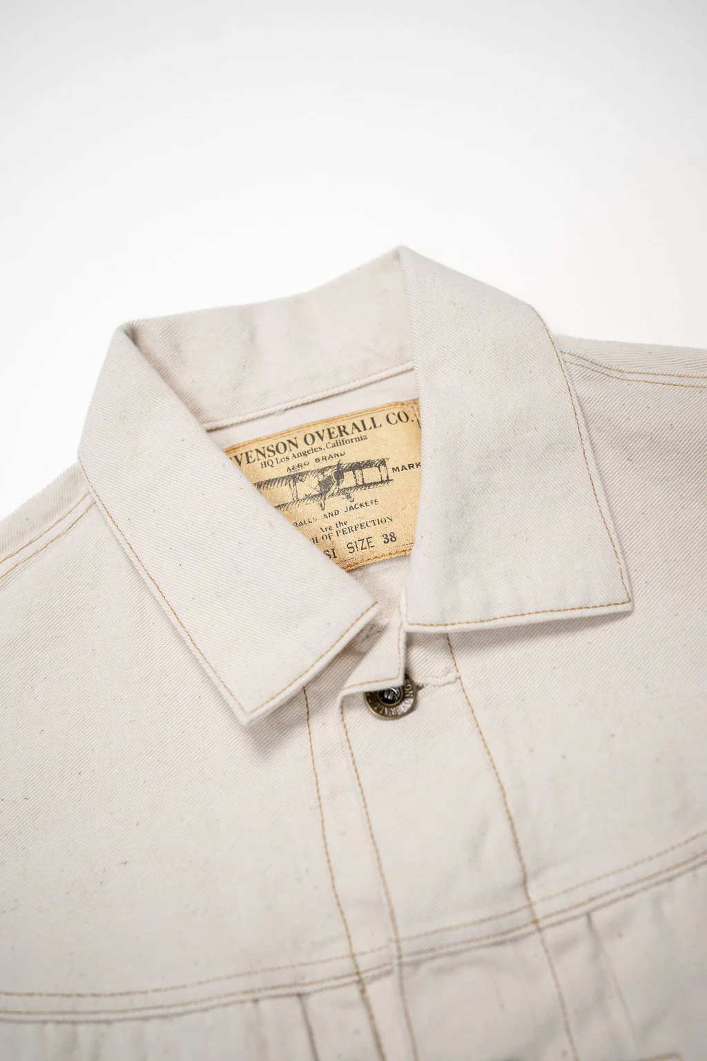 Stevenson Overall Co. Saddle Horn Type II Jacket - Ivory - Image 5