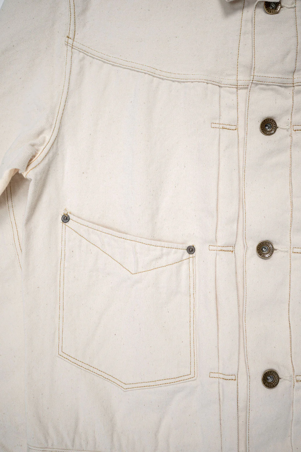 Stevenson Overall Co. Saddle Horn Type II Jacket - Ivory - Image 7