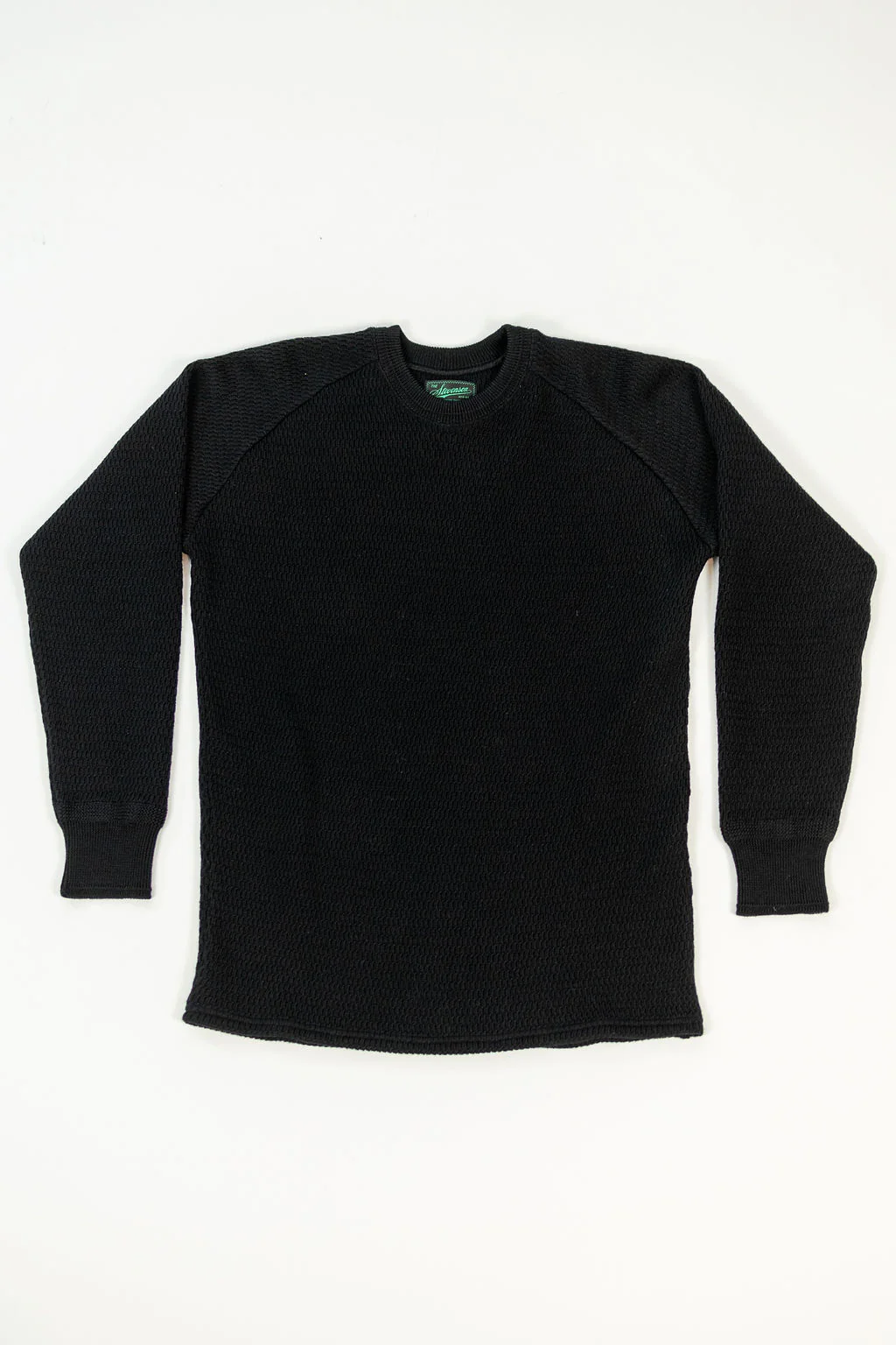 Stevenson Overall Co. Merino Wool Thermal Long Sleeve - Black - Image 3
