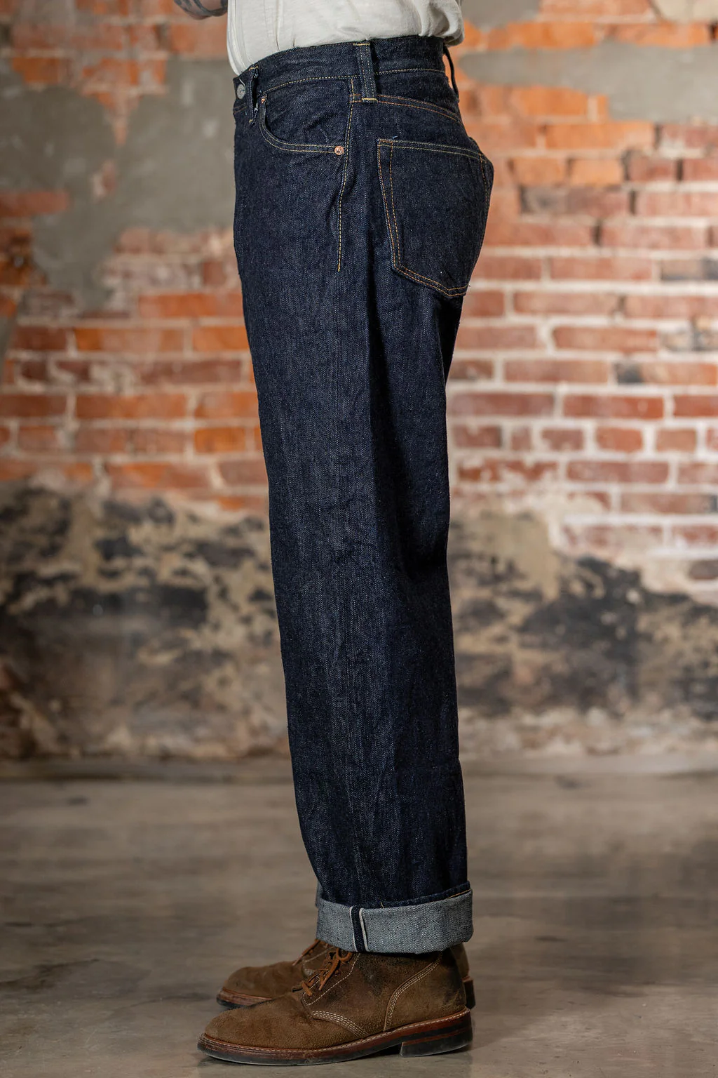 Sugar Cane 2025 Wide Leg Waist Overalls - 13oz Standard Denim - Image 2