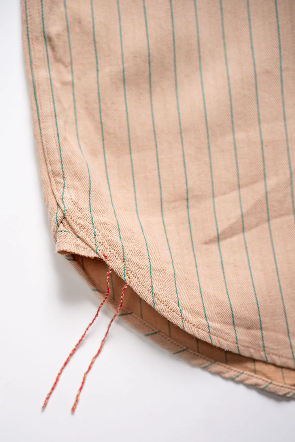 Sugar Cane Coke Stripe Work Shirt - Beige - Image 7