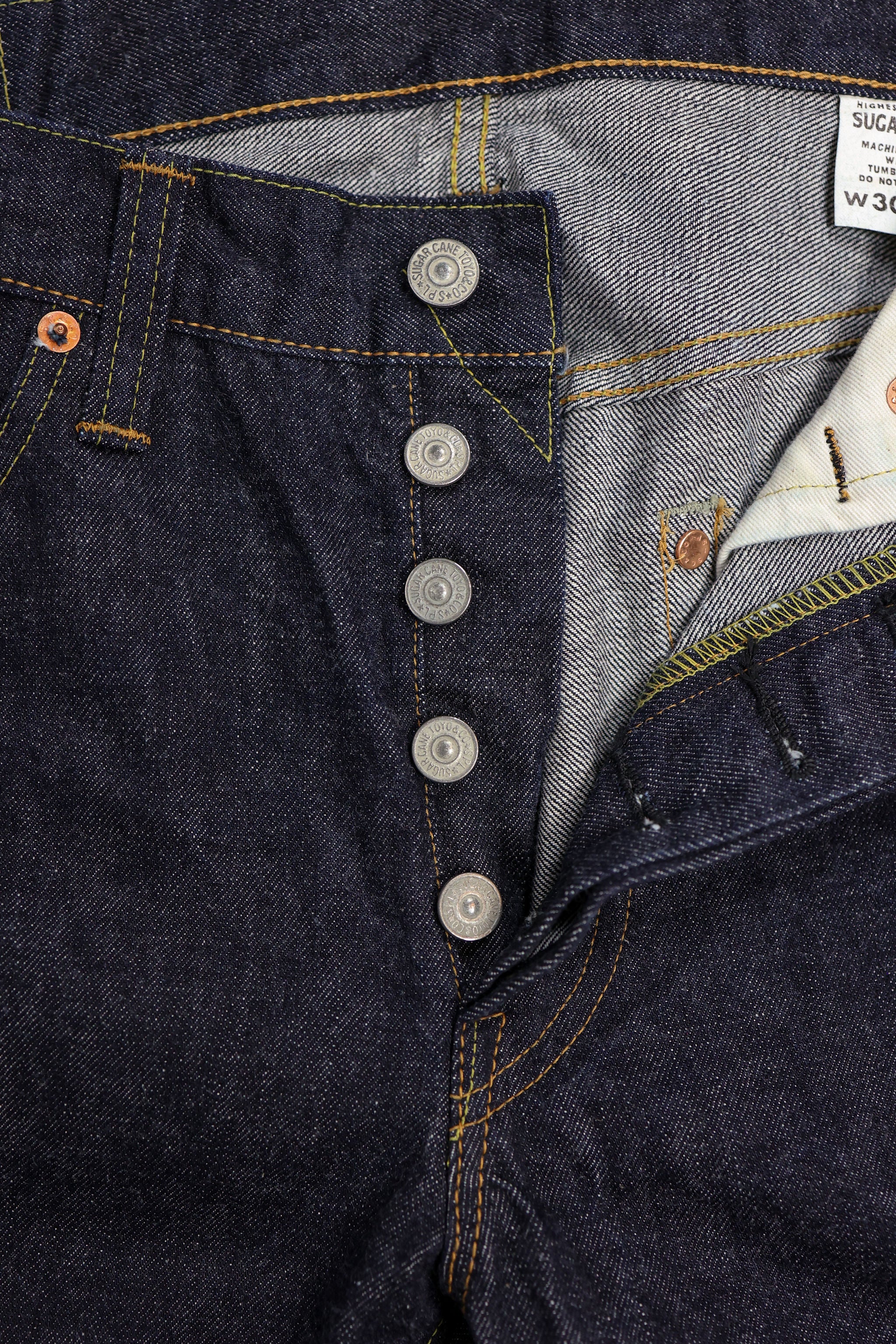 Sugarcane 2014 Slim Tapered - One Wash 12 oz. Japanese Selvedge Denim - Image 8