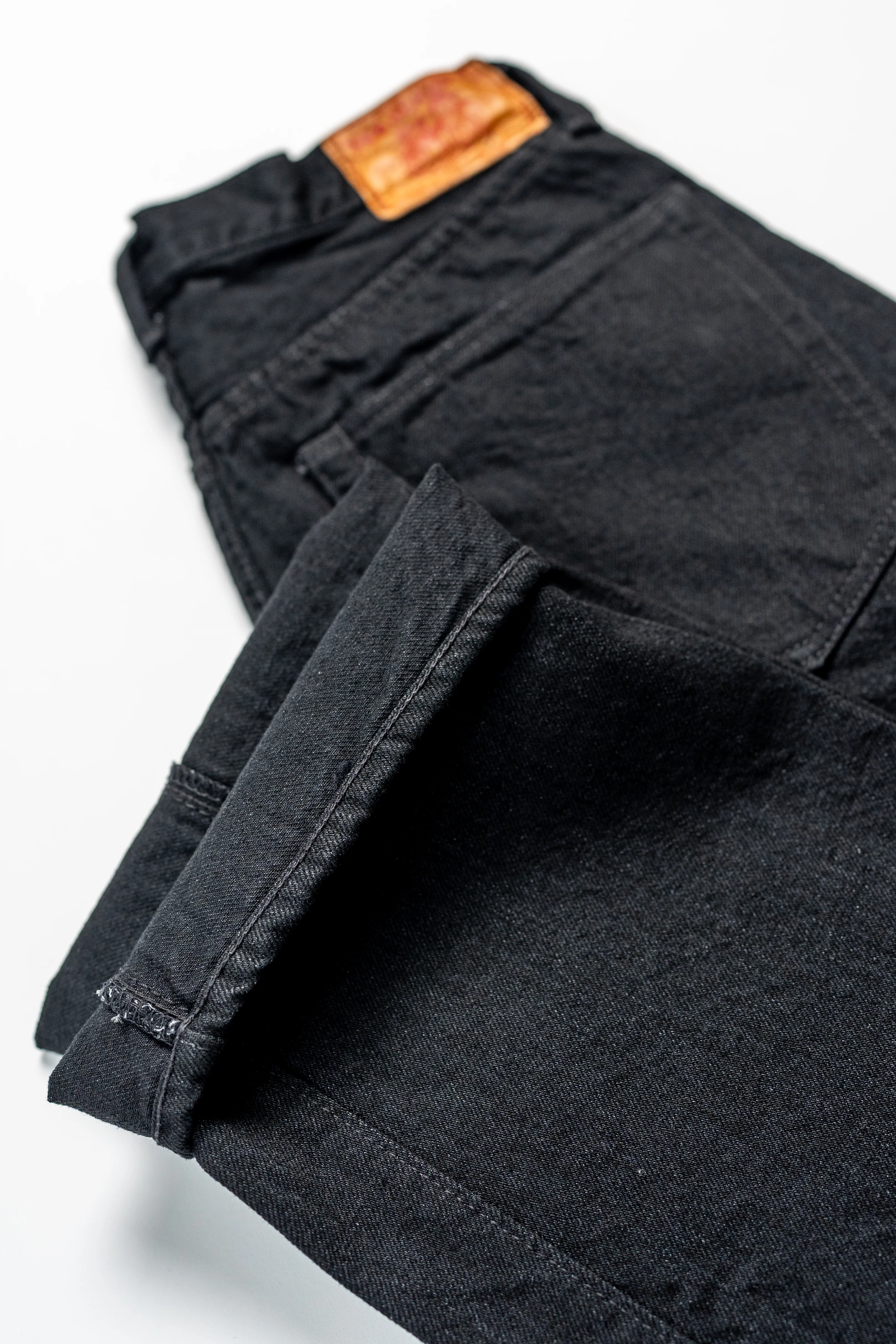 TCB Jeans Late S40's Jeans BK - 14oz Black Denim One Wash - Image 8