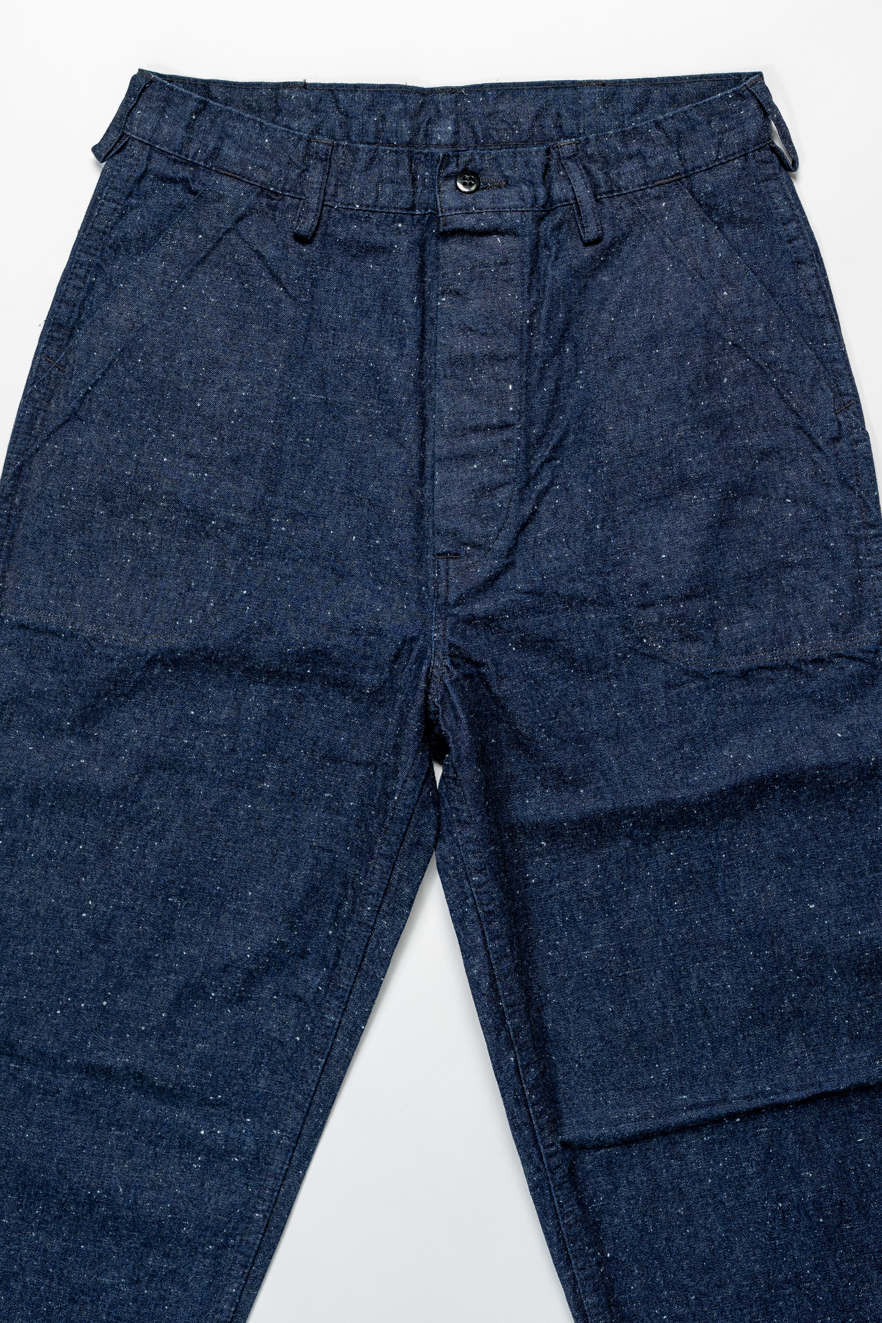 TCB Jeans Seamens Trousers - 10oz Neppy Denim Indigo One Wash - Image 4