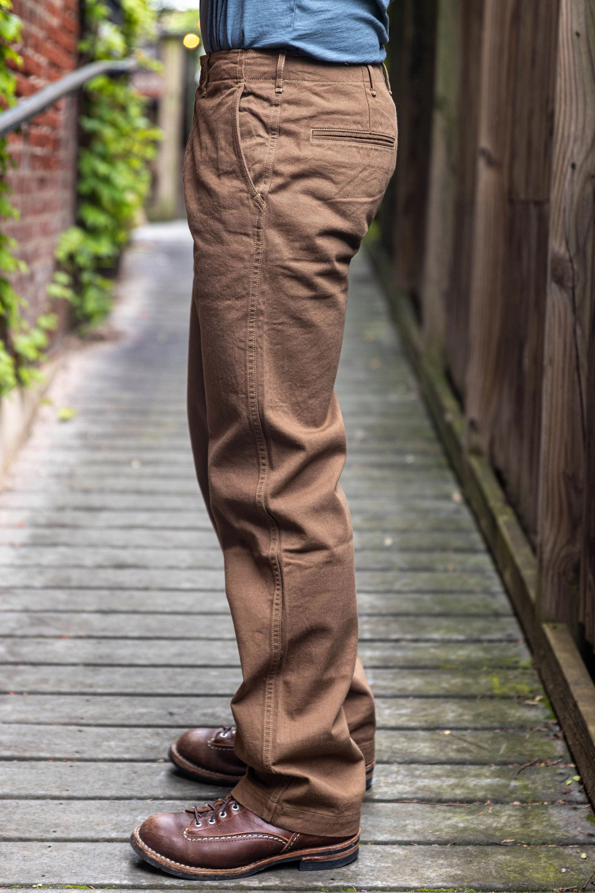 UES C408 - Regular Chinos - Olive - Image 2