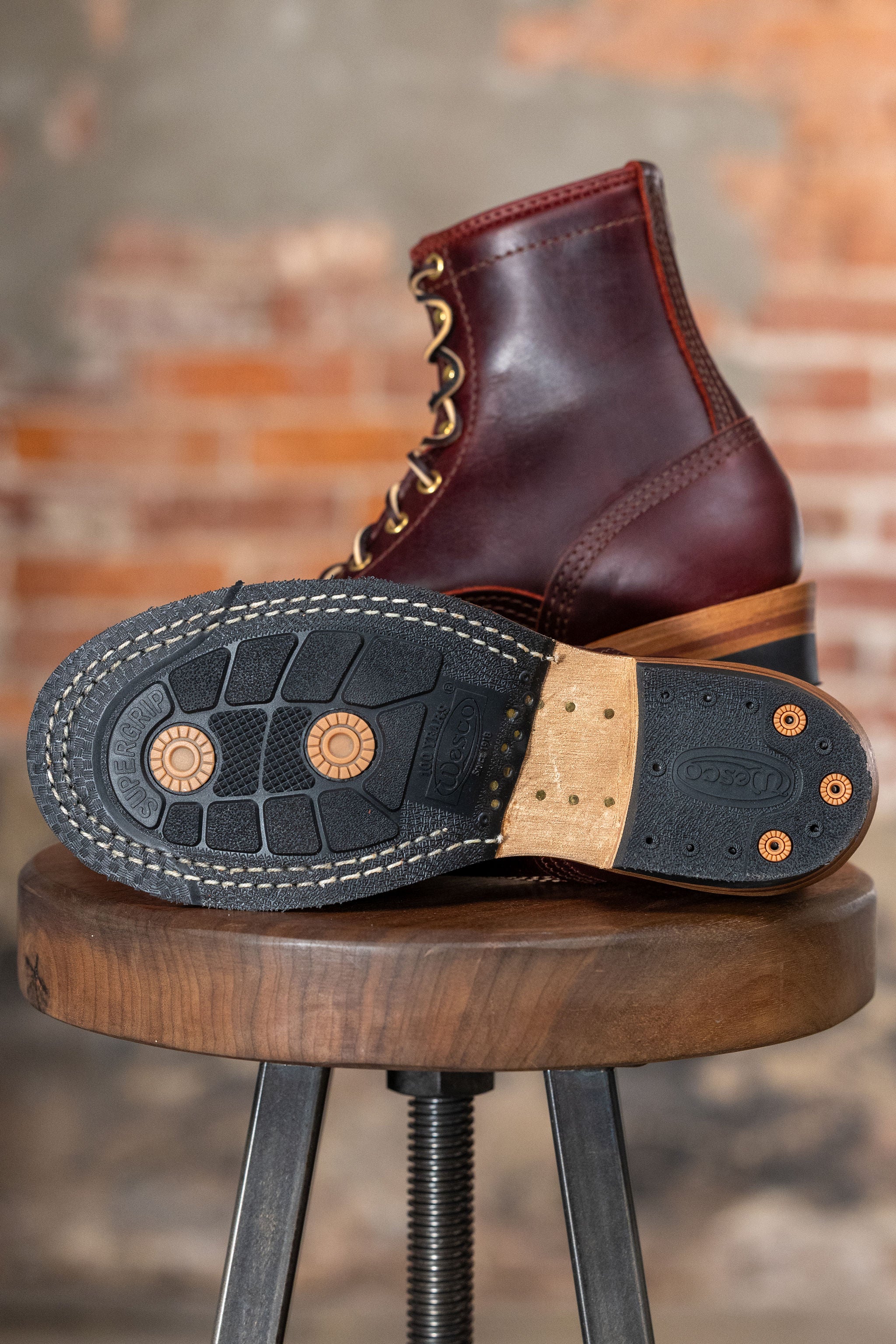 Wesco Boots Jobmaster - 8" Burgundy Lace to Toe - Image 3